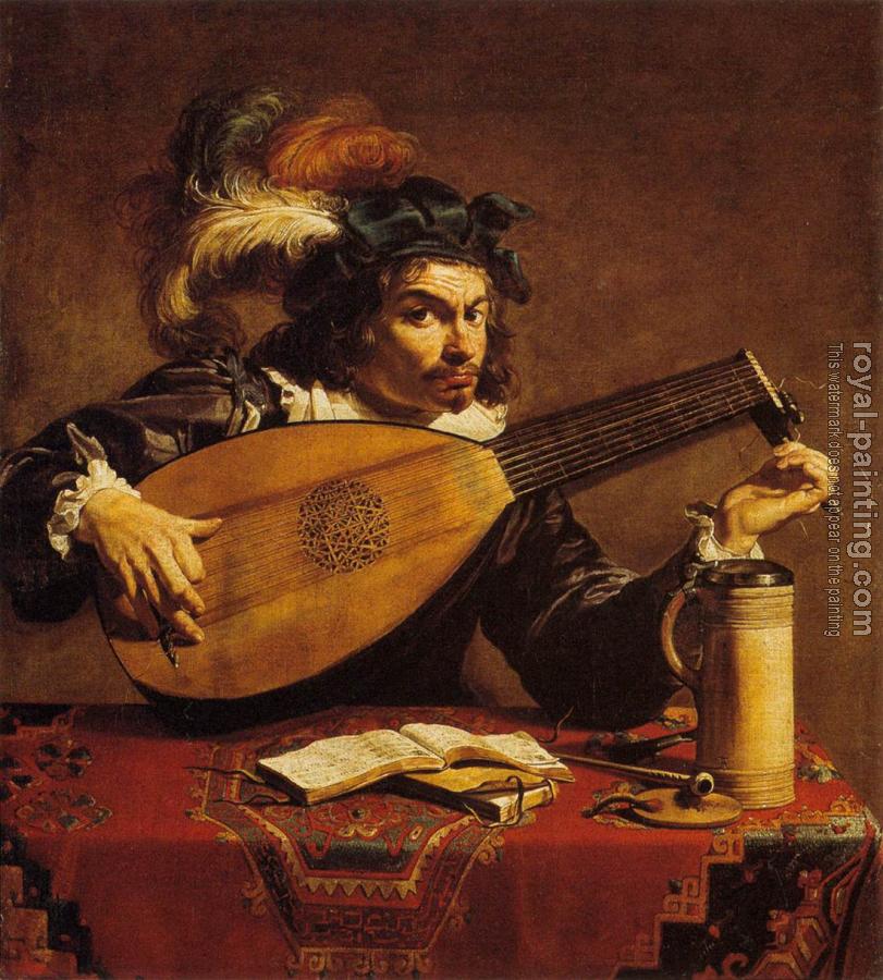 Theodoor Rombouts : The Lute player